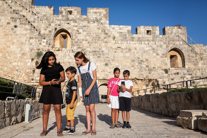 צילום: אבישג שאר ישוב סיור בגן הארכיאולוגי דוידסון