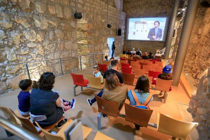 צילום: אליהו ינאי פעילות חווייתית בגן הארכיאולוגי דוידסון
